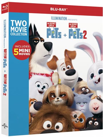 Kæledyrenes Hemmelige Liv 1 & 2  Blu-Ray